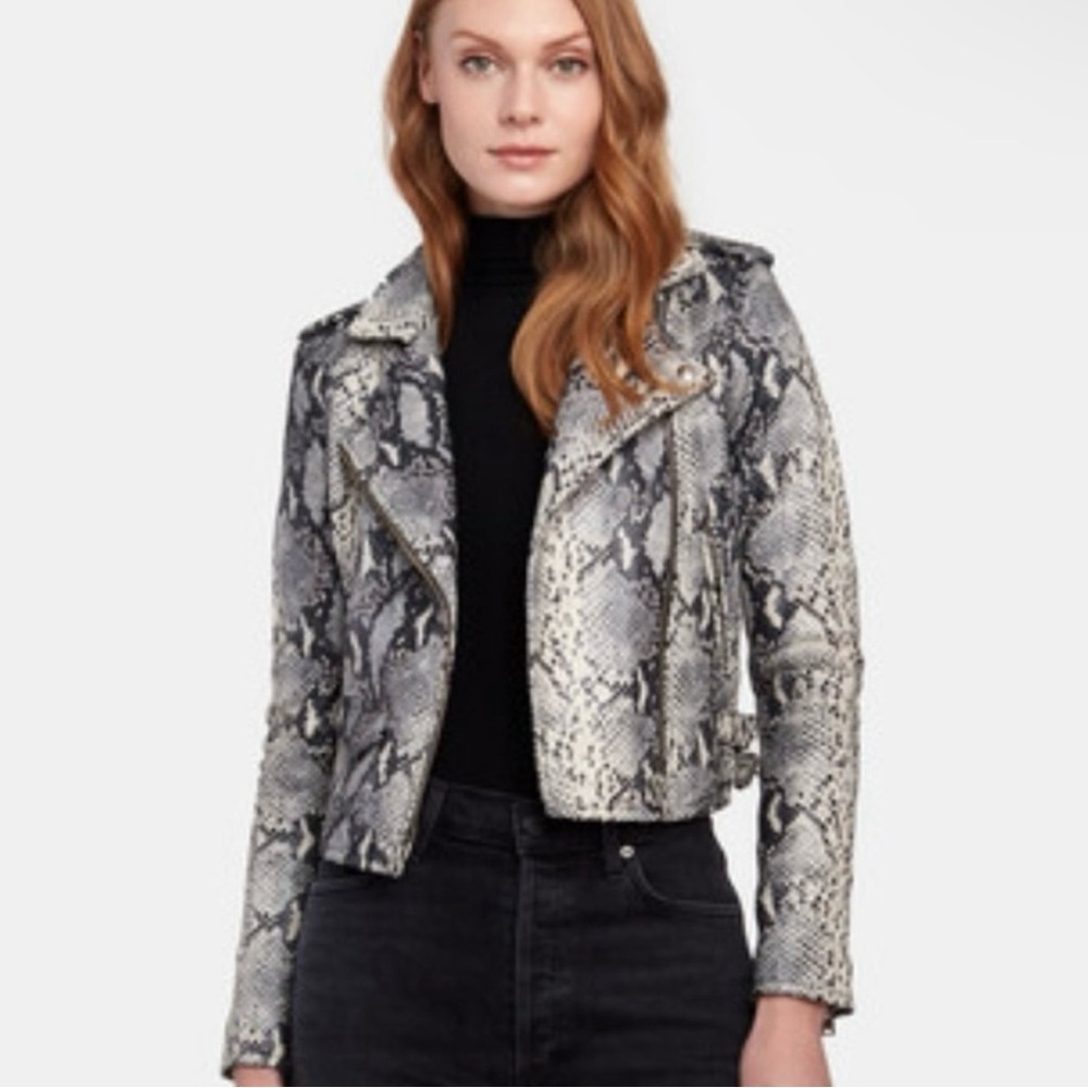 Philosophy Snake print XS/S motor jacket